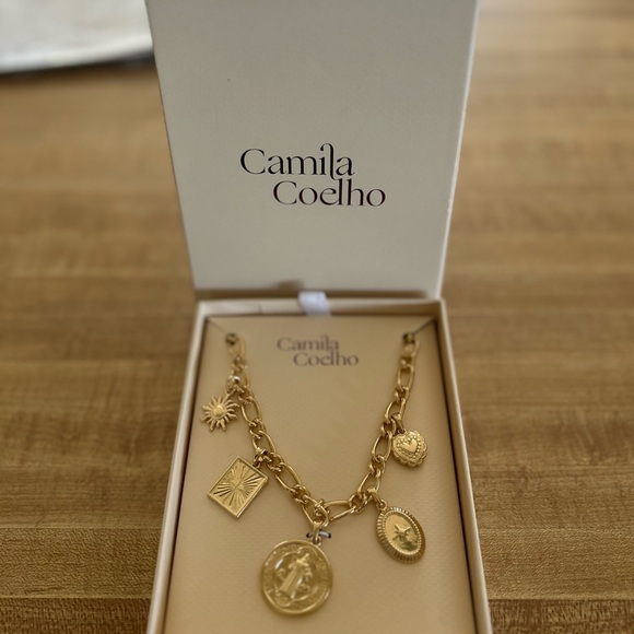 Camila Coelho Women in the Scriptures Combination Charm Necklace 16+2” NWT - Picture 2 of 5